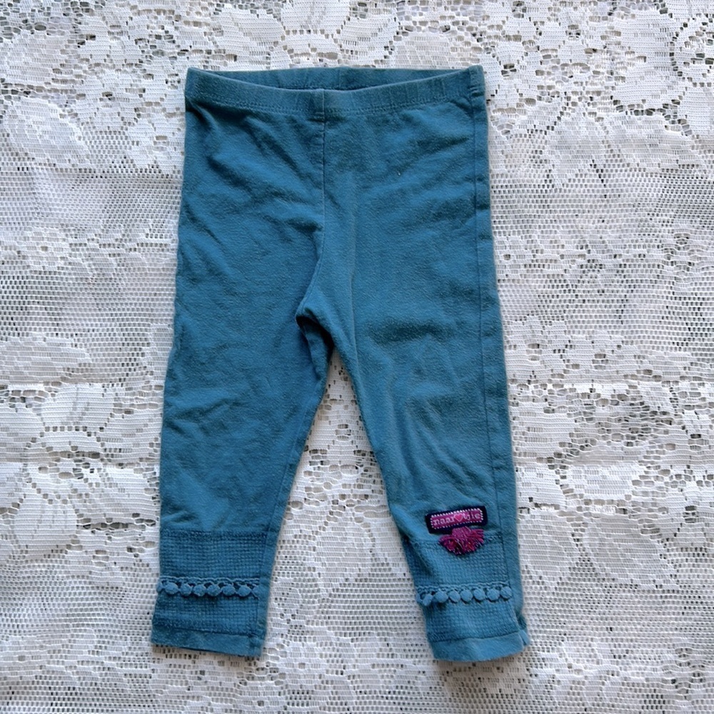Naartjie | Fringe Pants Texture and Tassel‎ Blue/Magenta Size 12-18 M Baby - Picture 2 of 8